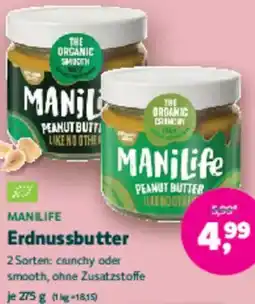 Biomarkt MANILIFE Erdnussbutter Angebot