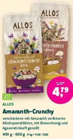 Biomarkt ALLOS Amaranth-Crunchy Angebot