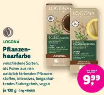 Biomarkt LOGONA Pflanzenhaarfarbe Angebot