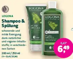 Biomarkt LOGONA Shampoo & Spülung Angebot