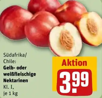 REWE Gelb- oder weißfleischige Nektarinen Angebot