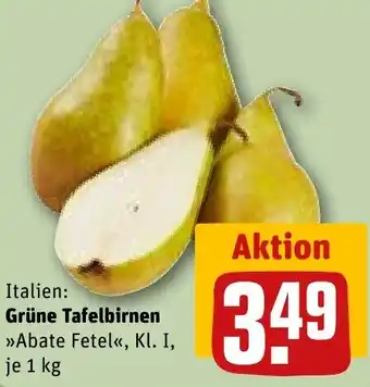 REWE Grüne Tafelbirnen Angebot