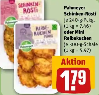 REWE Pahmeyer Schinken-Rösti oder Mini Reibekuchen Angebot