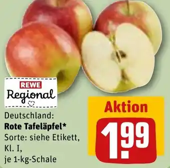 REWE Rote Tafeläpfel Angebot