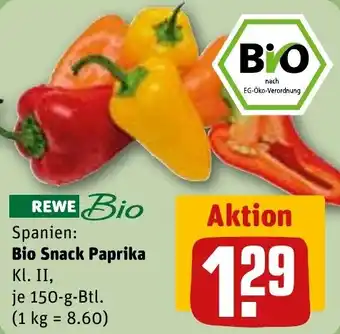 REWE Bio Snack Paprika Angebot