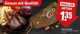 REWE Rinder Sauerbraten Angebot