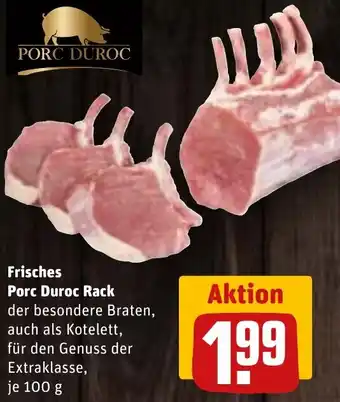 REWE Frisches Porc Duroc Rack Angebot