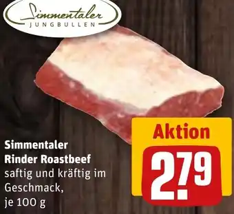 REWE Simmentaler Rinder Roastbeef Angebot