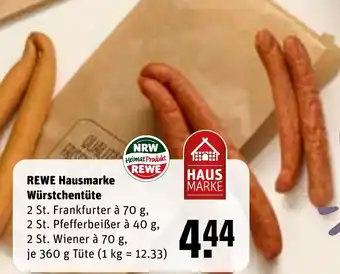 REWE REWE Hausmarke Würstchentüte Angebot