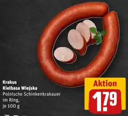 REWE Krakus Kielbasa Wiejska Angebot