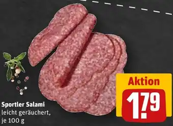 REWE Sportler Salami Angebot