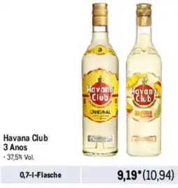 METRO Havana Club 3 Anos Angebot