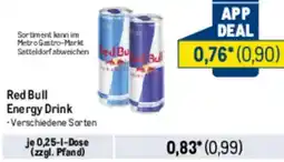 METRO Red Bull Energy Drink Angebot