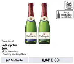 METRO Rotkäppchen Sekt Angebot