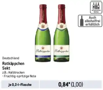 METRO Rotkäppchen Sekt Angebot