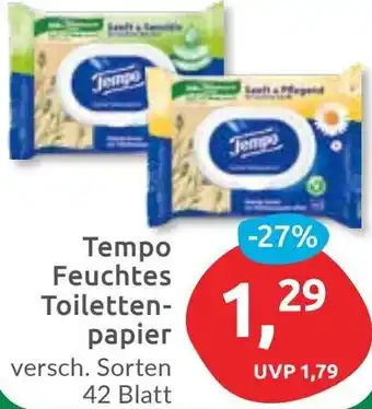 Budni Tempo Feuchtes Toilettenpapier Angebot