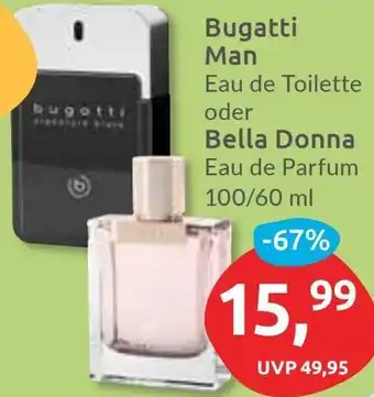 Budni Bugatti Man Eau de Toilette oder Bella Donna Eau de Parfum Angebot