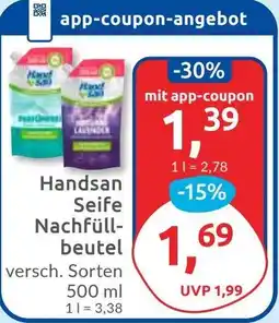 Budni Handsan Seife Nachfüllbeutel Angebot