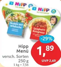 Budni Hipp Menü Angebot