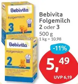 Budni Bebivita Folgemilch 2 oder 3 Angebot