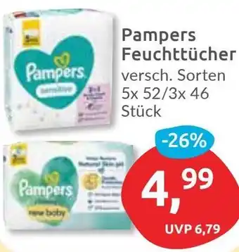 Budni Pampers Feuchttücher Angebot