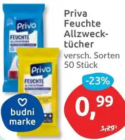 Budni Priva Feuchte Allzwecktücher Angebot