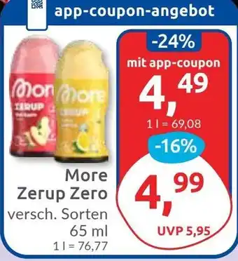 Budni More Zerup Zero Angebot