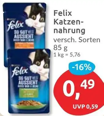 Budni Felix Katzennahrung Angebot