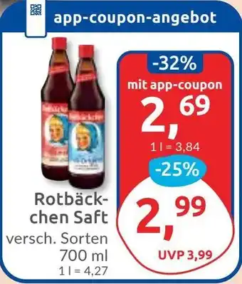 Budni Rotbäckchen Saft Angebot