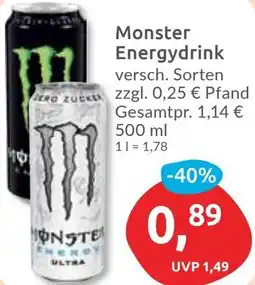 Budni Monster Energydrink Angebot