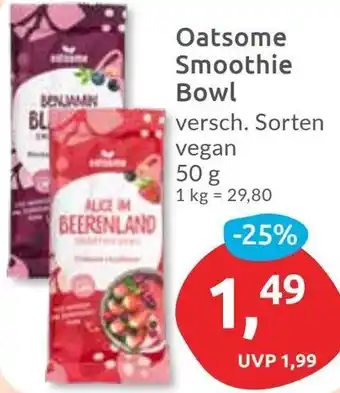 Budni Oatsome Smoothie Bowl Angebot