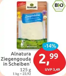 Budni Alnatura Ziegengouda in Scheiben Angebot