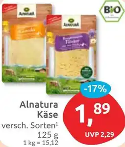 Budni Alnatura Käse Angebot