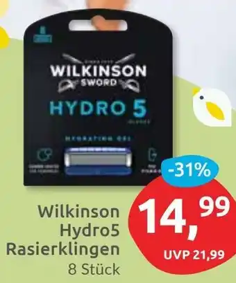 Budni Wilkinson Hydro5 Rasierklingen Angebot