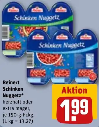 REWE Reinert Schinken Nuggetz Angebot