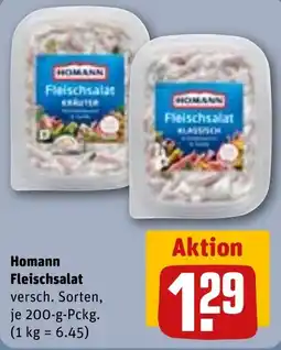 REWE Homann Fleischsalat Angebot