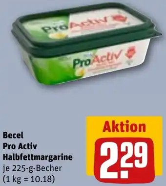 REWE Becel Pro Activ Halbfettmargarine Angebot