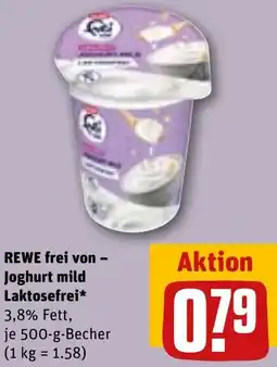 REWE REWE frei von - Joghurt mild Laktosefrei Angebot