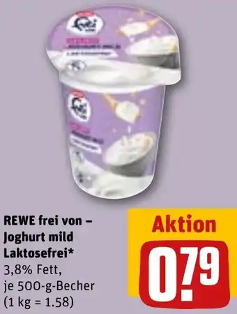 REWE REWE frei von - Joghurt mild Laktosefrei Angebot