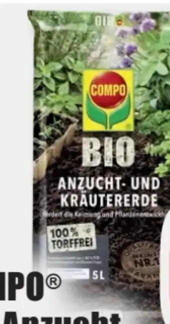 B1 Discount Baumarkt Compo Bio Anzucht-Kräutererde Angebot