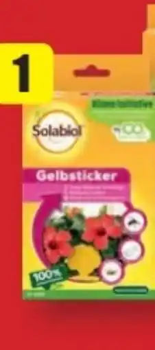 B1 Discount Baumarkt Solabiol Gelbsticker Angebot