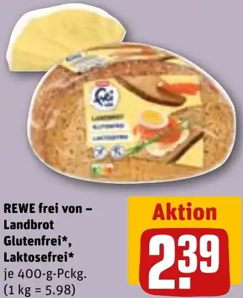 REWE REWE frei von - Landbrot Glutenfrei, Laktosefrei Angebot