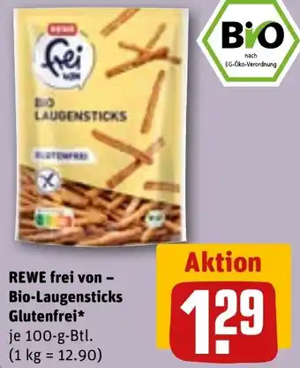 REWE REWE frei von - Bio-Laugensticks Glutenfrei Angebot