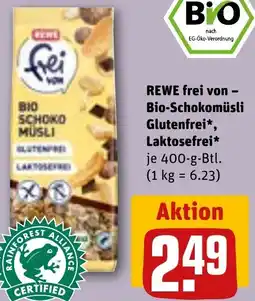 REWE REWE frei von - Bio-Schokomüsli Glutenfrei, Laktosefrei Angebot