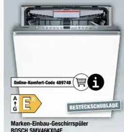 Ostermann Bosch Marken-Einbau-Geschirrspüler SMV46KX04E Angebot