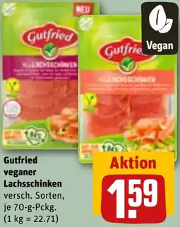 REWE Gutfried veganer Lachsschinken Angebot