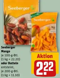 REWE Seeberger Mango oder Datteln Angebot