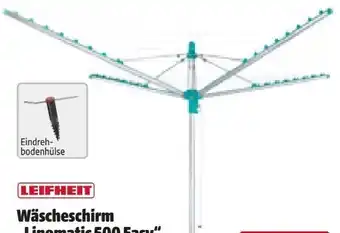 Hagebau Leifheit Wäscheschirm Linomatic 500 Easy Angebot