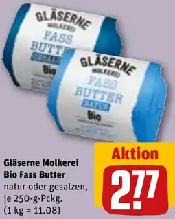 REWE Gläserne Molkerei Bio Fass Butter Angebot