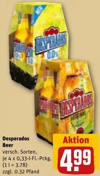 REWE Desperados Beer Angebot